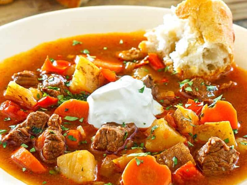 Härlig Gulasch i KrockPot