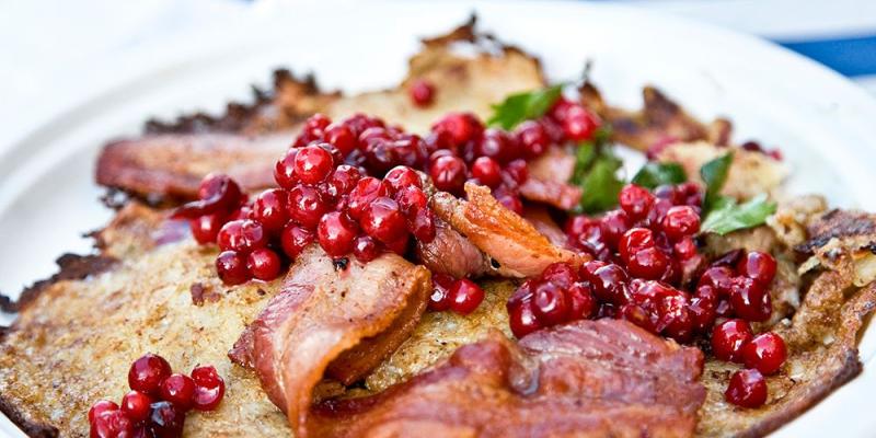Raggmunk med Fläsk eller Bacon