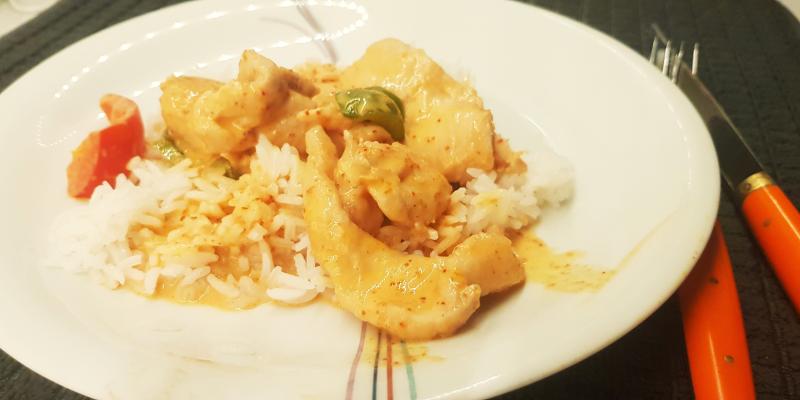 Kyckling med röd currypasta