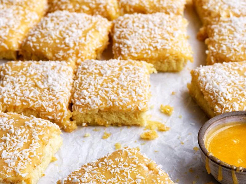 Silviakaka på bakplåt