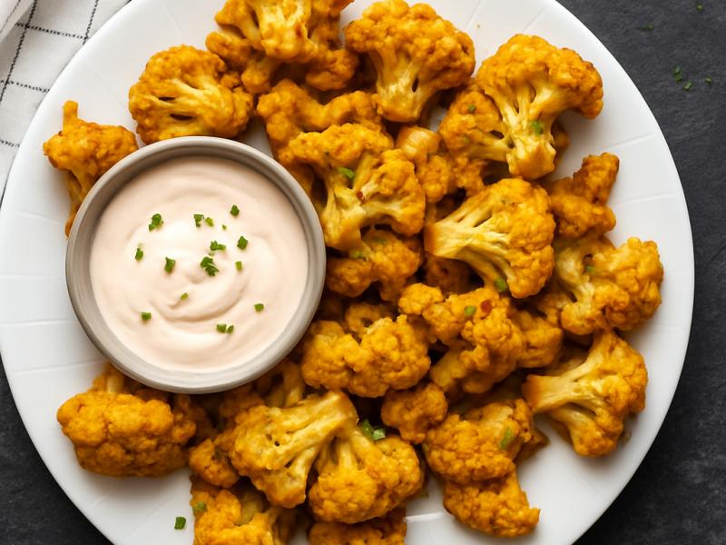 Krispig Friterad Blomkål