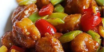 Fläskkött sweet and souer